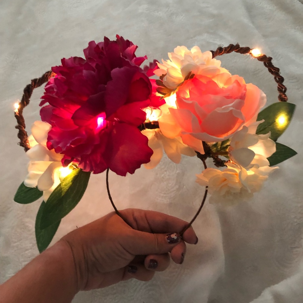 Handmade Floral Ears